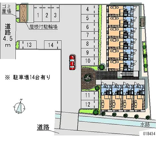 ★手数料０円★浜松市西区雄踏町宇布見　月極駐車場（LP）
